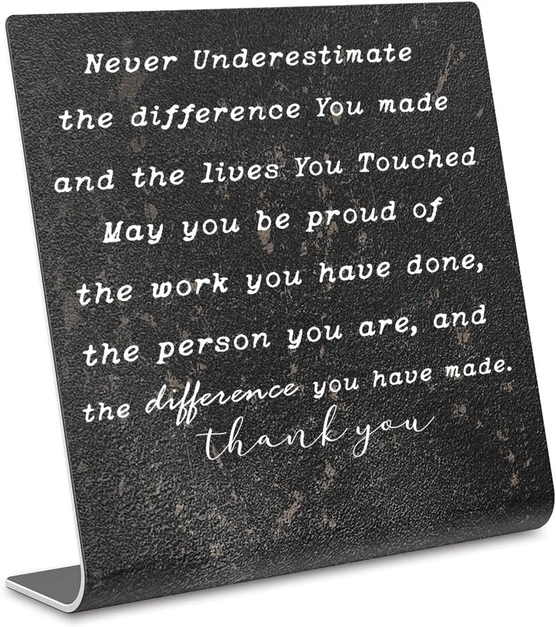 TRCENDE Thank You Gifts for Women Coworker, Retired Gifts Goodbye Coworkers Leaving New Job Gifts Office for Coworkers, Boss, Colleague, Decorations On Shelf Table Desk for Home Office dksg10 - Image 1
